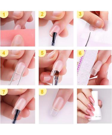 Fiberglass Nail Extension 100 pcs: Quick Salon Tool for UV Gel Nails - Buy Online on GoSupps.com
