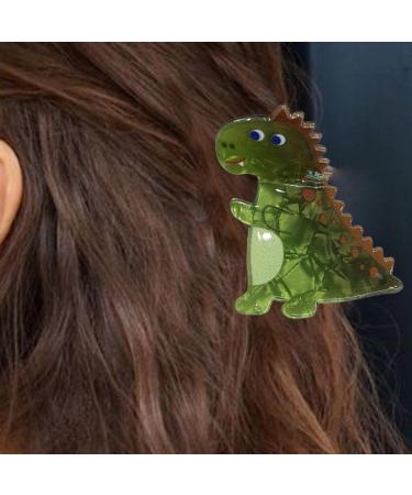 Dtaigou Animal Hair Clips | Dinosaur Nonslip Hair Clamps Novelty Fashionable Acrylic Animal Hair Clips For Children Women Kids Little Girls Stegosaurus - Buy Online on GoSupps.com