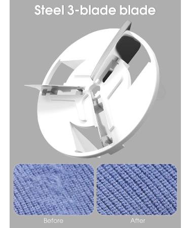 Electric Lint Remover - Wasaga Fabric Razor for Clothing Sweater Bobble & Hair Bale Cutter | Fast & Effective Pilling Solution (White) - Buy Online on GoSupps.com