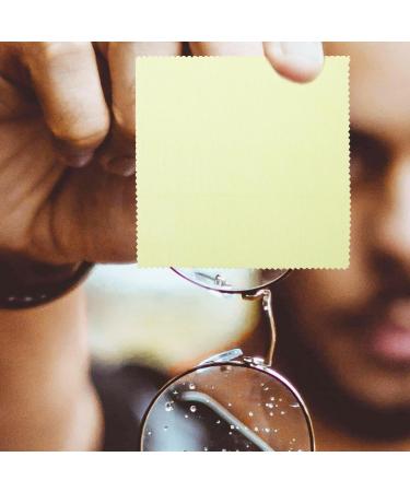 100pcs Eyeglass Cleaner Cloths - Microfiber Maintenance Cloths for Lenses & Glasses | Premium Cleaning Wipes for Optics - Buy Online on GoSupps.com