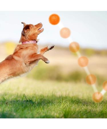 Buy Squeaky Rubber Balls for Dogs - 3-Piece Set in Bright Colors | Durable TPR Puppy Toys | Ideal Dental Pet Toys for Medium Dogs - Buy Online on GoSupps.com
