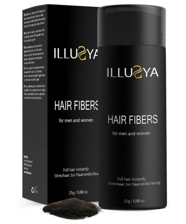 ILLUSYA Hair Powder for Thickening - Premium Dark Brown 25g | Fuller Thicker Hair in Seconds - Buy Online on GoSupps.com