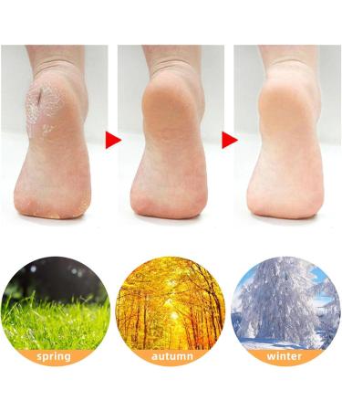 Silicone Foot Socks 1 Pair Pink Silicone Moisturizing Socks Non-Slip Reusable Soft for Rough Skin (L Size) - Buy Online on GoSupps.com