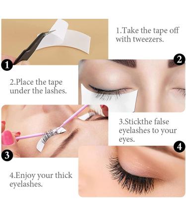 Buy 2 Rolls Eyelash Extensions Tape | Adhesive Lash Extension & Under Eye Pads for Perfect Isolation | Fast International Shipping - Buy Online on GoSupps.com