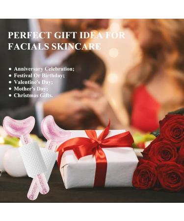 Buy Ice Globes for Facials - #1 Pink Facial Massager Tool for Women's Skincare Reduces Puffiness & Migraine Relief - Buy Online on GoSupps.com