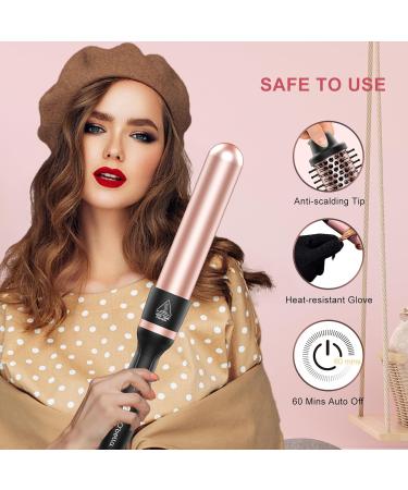 Buy O Bella 5 in 1 Curling Iron Set - Interchangeable Ceramic Wands & Thermal Brush | Fast Shipping Worldwide - Buy Online on GoSupps.com