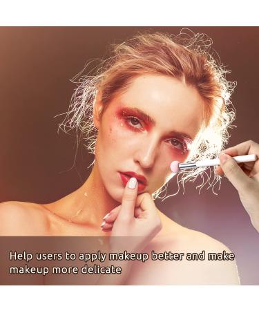 6 Pcs Mushroom Makeup Sponges with Handle & Brushes for Women - Pink - Buy Online on GoSupps.com