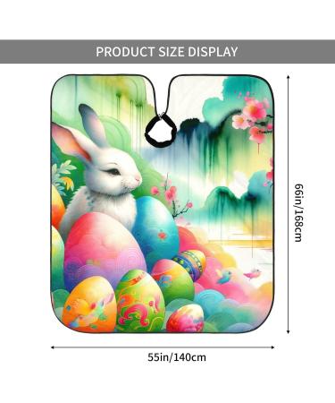 Shop 55x66 Inch Watercolor Easter Barber Cape | Adult Haircut Cape with Snap Closure - Perfect for Hair Salons & Home Use - Buy Online on GoSupps.com