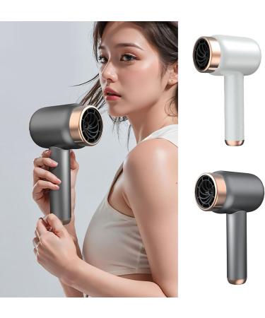 Portable Hair Dryer With Fast Drying Technology High-speed Unique Motor for Fast Drying Professional Ionic Blow Dryer Quiet Lightweight HairdryerLightweight Fast Drying for Women and Men (Grey) - Buy Online on GoSupps.com