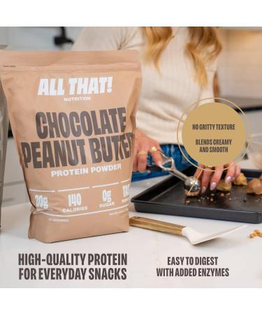 Chocolate Peanut Butter Protein Powder 30G of Whey Protein Low Calorie & Fast-Absorbing 0 Sugar Soy-Free & Gluten-Free Protein Powder 30 Servings Peanut Butter 2.56 Pound (Pack of 1) - Buy Online on GoSupps.com