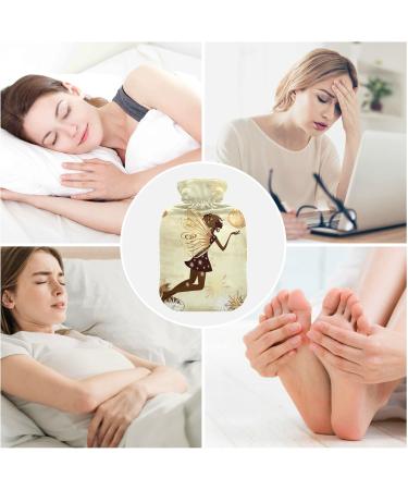 Buy 2L Flower Fairy Hot Water Bottle with Cover - Pain Relief & Winter Hand Feet Warmer - International Shipping Available - Buy Online on GoSupps.com