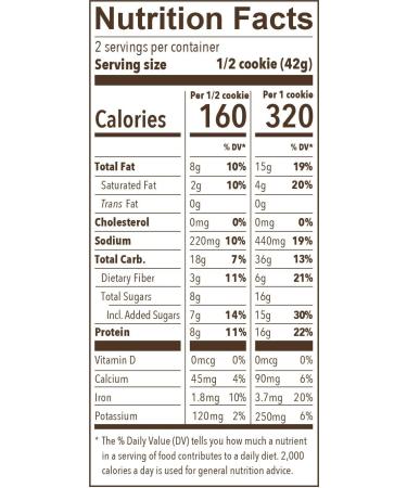 Munk Pack Double Dark Chocolate Protein Cookies - 18g Protein, Soft Baked, Vegan, Gluten Dairy Soy Free (12 pack) - Buy Online on GoSupps.com