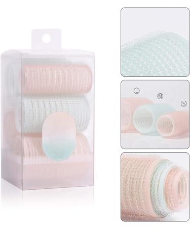Uymaty Hair Rollers Salon Hairdressing Curlers 6PCS Self Grip Hair Rollers Set with 3 Sizes Salon Hairdressing Curlers DIY Curling Tool Curls and Styling of Long Hair Short Hair and Bangs(L M S) - Buy Online on GoSupps.com