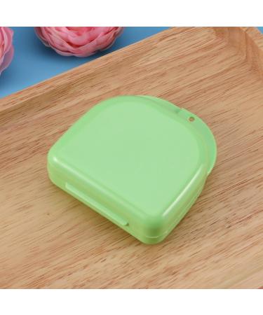 Rosenice Green Dental Box for Prosthesis | Ventilated Hinged Lid Orthodontic Tooth Case - Buy Online on GoSupps.com