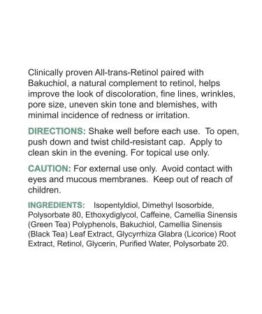 Replenix Anti-Aging Retinol + Bakuchiol Face Serum | Medical-Grade Treatment for Mature Skin | 1 fl. oz - Buy Online on GoSupps.com