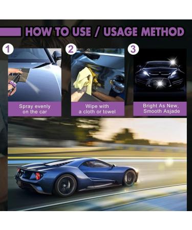 Newbeeoo Car Coating Spray Newbeeoo 3 In 1 Height Protection 3 in 1 High Protection Quick Car Coating Spray Car Wax Ceramic Nano Coating Agent Spray (1Pcs) - Buy Online on GoSupps.com