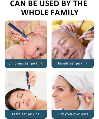 Buy S5 Ear Wax Removal Tool with 10 MP Camera & LED Cordless Wireless Ear Cleaner for iOS & Android Includes Otoscope Tweezer & 12 Ear Spoons - Buy Online on GoSupps.com