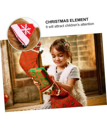 minkissy 2 Sets Christmas Hair Clips Hair Clips for Girls Hair Clips for Girls Candy Hair Clips Christmas Stocking Stuffers Christmas Cosplay Hairpin Christmas Hat Hair Clips Cute - Buy Online on GoSupps.com