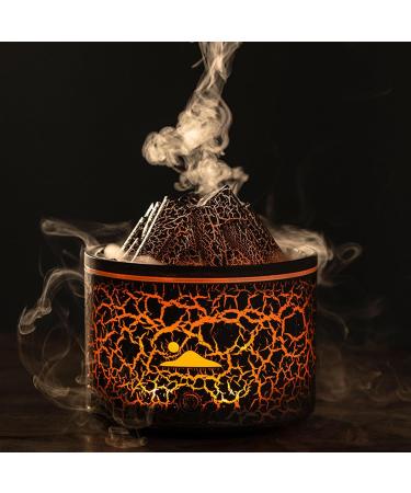 Generic Aromatherapy Diffuser | 180ml Flame Humidifier - Quiet Auto Shutoff for Bedroom & Home - Black - Buy Online on GoSupps.com