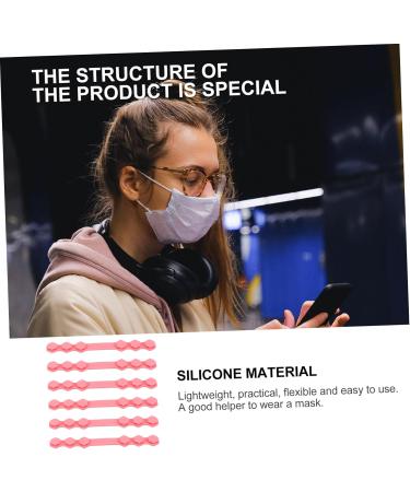 Solustre 10 PTH Masking Hook Ear Pink - Adjustable Extension Buckle for Mask Strap - Buy Online on GoSupps.com