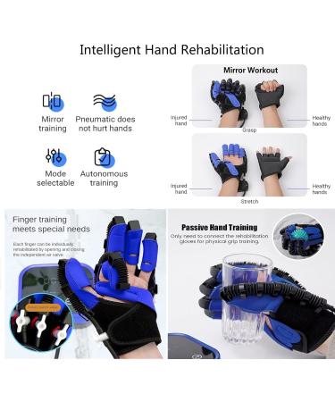 Function Recovery Healing Glove Physical Professional Therapy Rehabilitation Robot Gloves for Hemiplegia Finger for Both Hands Large - Buy Online on GoSupps.com