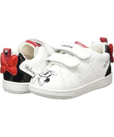 Geox Baby Girls B New Flick F Trainers 9 UK - White/Black | Best Quality Shoes for Infants - Buy Online on GoSupps.com