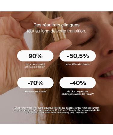 Naali Menopause Transition Capsules Saffron Menobelle Reducose Vitamin D3 Hot flashes Night sweats Food supplements 60 Capsules Treatment 1 Month - Buy Online on GoSupps.com