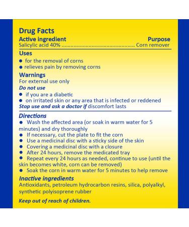 Corn Remover Pads with Salicylic Acid - 12PCS Callus & Corn Removal Treatment for Foot Pain Relief - Buy Online on GoSupps.com