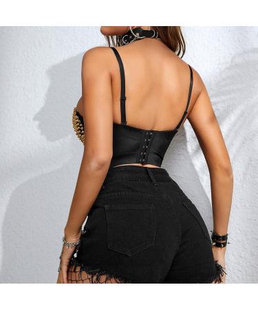 Shop Glitzer Top for Women - Trendy Sparkle Crop Tops & Party Vests | Sexy Tank Tops for Carnival & Streetwear - Buy Online on GoSupps.com