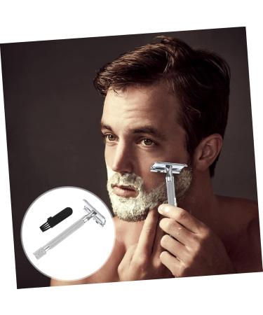 Angoily Manual Safety Razor for Men - Rustproof Double-Edged Single Blade Shaving Razor - Zinc Alloy 10.3x4cm - Eco-Friendly & Durable - Buy Online on GoSupps.com