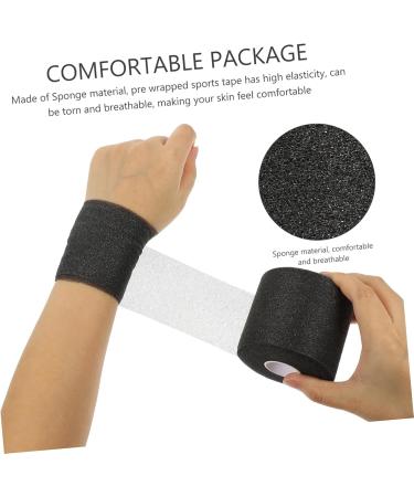 Healeved Sports Skin Membrane Black Tape - Self Adhesive Pre Wrap for Athletes | Elastic Sports Tape & Headbands | Convenient Wrap for Sporting Goods - Buy Online on GoSupps.com
