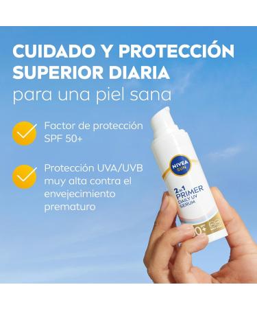  NIVEA SUN NIVEA Sun Primer Daily UV Serum SPF 50+ 30ml - Buy Online on GoSupps.com
