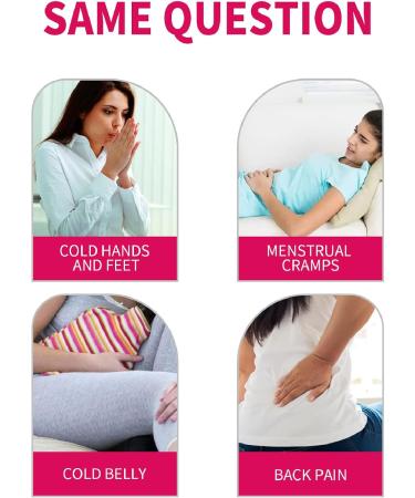 24 Piece Menstrual Pain Relief Heat Pads | 12-Hour Herbal Heating Plasters for Menstruation Comfort - Buy Online on GoSupps.com