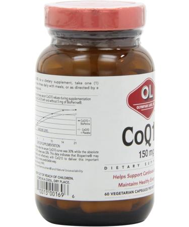 Olympian Labs Coq 150mg 60 Capsules (Packaging May Vary) (Pack of 2) 60 Count (Pack of 2) - Buy Online on GoSupps.com