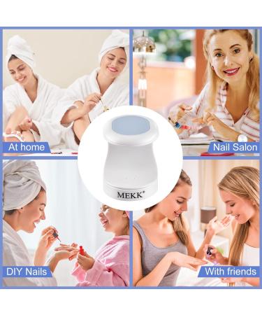 MEKK Mini UV Nail Lamp 16W Portable LED Nail Dryer - Professional Nail Art Tools (Blue) - Buy Online on GoSupps.com