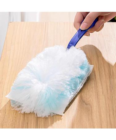 EKSMA Disposable Duster Kit - Short Handle Cleaning Brush with 30 Count Duster Refills Efficient Blue and White Dust Lock Technology - Buy Online on GoSupps.com