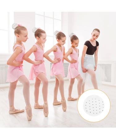Ruicaifu 8pcs Elastic Hair Nets Shiny Invisible Hair Net Bun Cover with Rhinestones Elastic Edge Mesh Women Hair Nets for Ballet Dancer Chef Nurse Bank Officer (Black and White) - Buy Online on GoSupps.com
