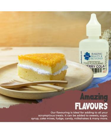 Baking Beauty and Beyond Concentrated Food Flavouring Oil - Dozen of Professional Quality Food Grade Flavouring Oil for Candy Making Baking Cooking Lip Balm and Lip Gloss - Cherry Cola (10ml) - Buy Online on GoSupps.com