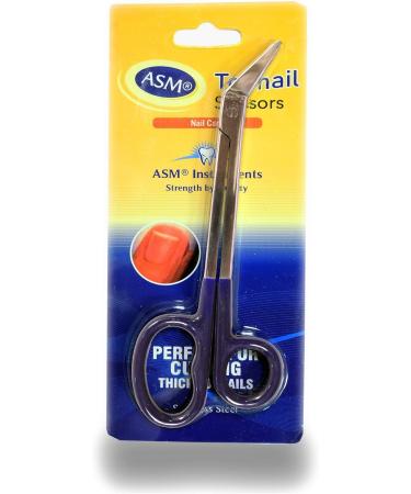 Extra Long Handle Toenail Scissors Clippers - Ideal for Thick Toe Nails & Ingrown Toenails - 7.5 Chiropody Podiatry Tool for Seniors - Buy Online on GoSupps.com