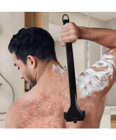 Xtauaguh Back Razor & Trimmer | Portable Body Shaver with Foldable Handle for Travel & Home | Wet/Dry Use - Buy Online on GoSupps.com