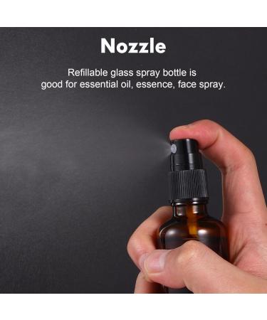 Buy Healvian Empty Spray Bottles - 10 Pack Amber Glass Sprayers for Essential Oils Perfumes & Cosmetics - 10ml & 50ml Refillable Fine Mist Sprayer - Buy Online on GoSupps.com