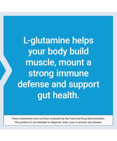 Life Extension L-Glutamine Powder Amino Acid Supports Muscle Health and Immune Health Gluten-Free Non-GMO Vegetarian 100 Grams - Buy Online on GoSupps.com
