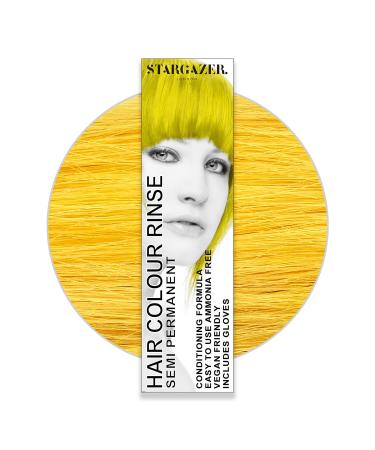 Stargazer Yellow Semi Permanent Hair Dye Yellow 70 ml (Pack of 1)