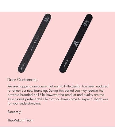 10pcs Makartt Nail File 100 180 Grit Emery Boards for Manicure Pedicure - Professional Washable Double Sided Nail File Kit for Natural Acrylic Nails - Coarse Nail File for DIY Salon Use - Buy Online on GoSupps.com