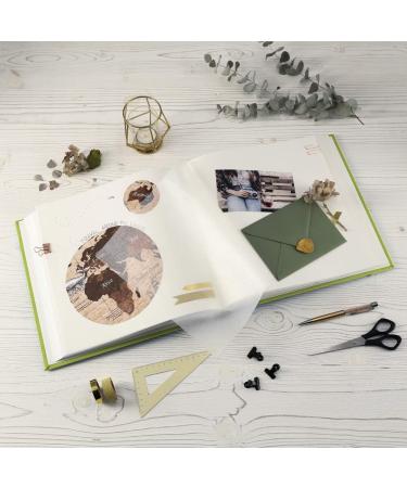 Hama Jumbo Album Linen Light Green - Universal Storage Solution - Buy Online on GoSupps.com