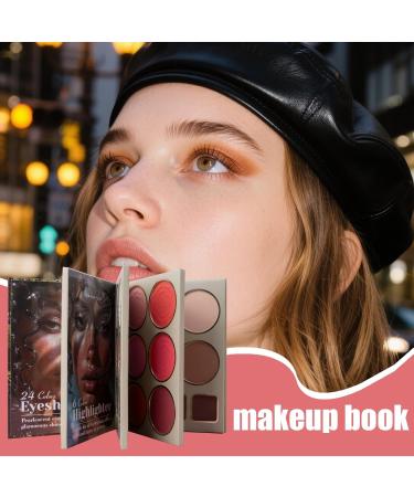 Makeup palette eyeshadow palette for contouring eyeshadow palettes makeup book beauty for women and girls birthday Christmas wedding party meeting shopping - Buy Online on GoSupps.com