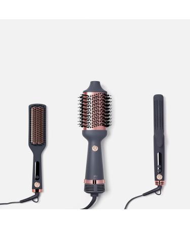 Hairitage Smooth Sailing Heated Ceramic Straightening Brush - Anti-Frizz Detangling and Blowouts for All Hair Types - Buy Online on GoSupps.com
