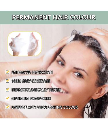 Black Hair Dye Shampoo - Instant Natural Color for Gray Hair - 100% Grey Coverage - 3 in 1 Herbal Coloring - 500mL - Buy Online on GoSupps.com