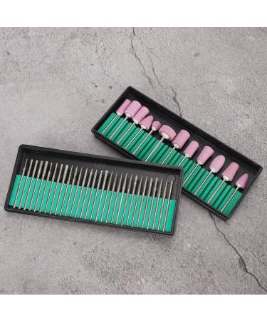 Long Usability Pedicure Bit Nail Drill Bits Easy To Use Exquisite Craftsmanship for Home Beauty Salon Salon Shop Manicure Store(12+30 set) - Buy Online on GoSupps.com