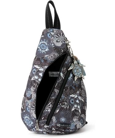 Sakroots Women's Eco Twill Go Sling Backpack - Midnight Seascape | One Size - Buy Online on GoSupps.com